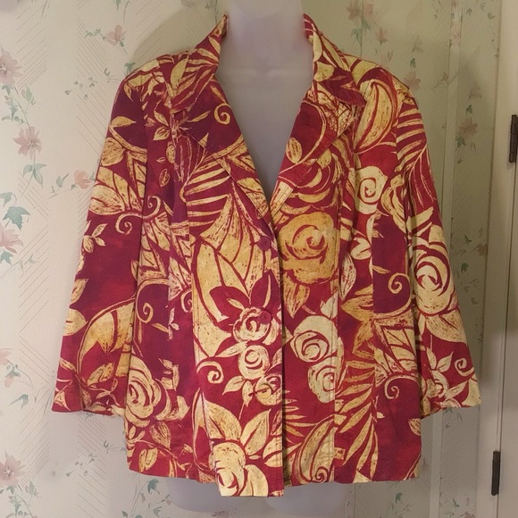 Chico's Jackets & Blazers - Chico’s Red Blazer